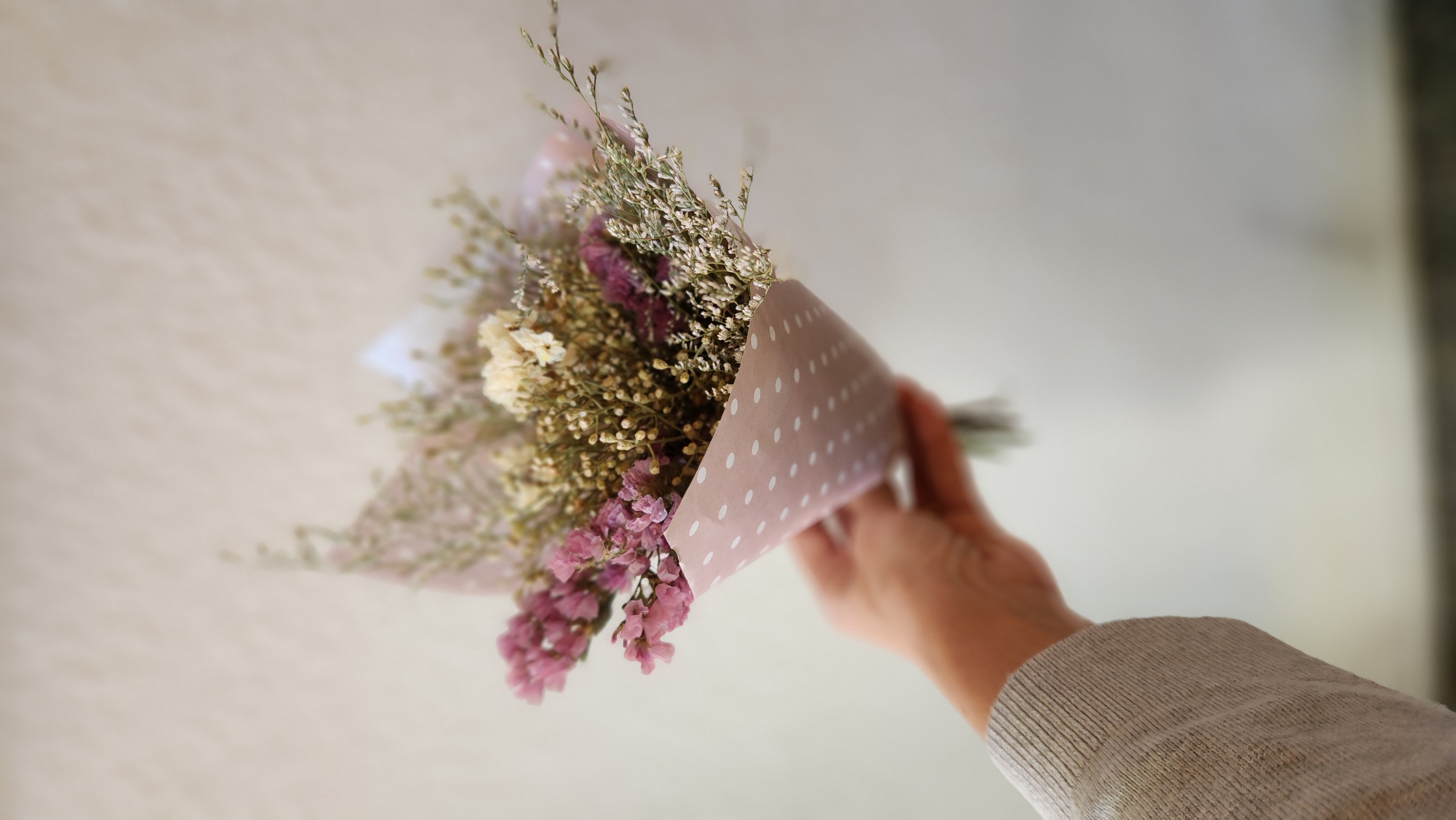 Ramo de flores secas