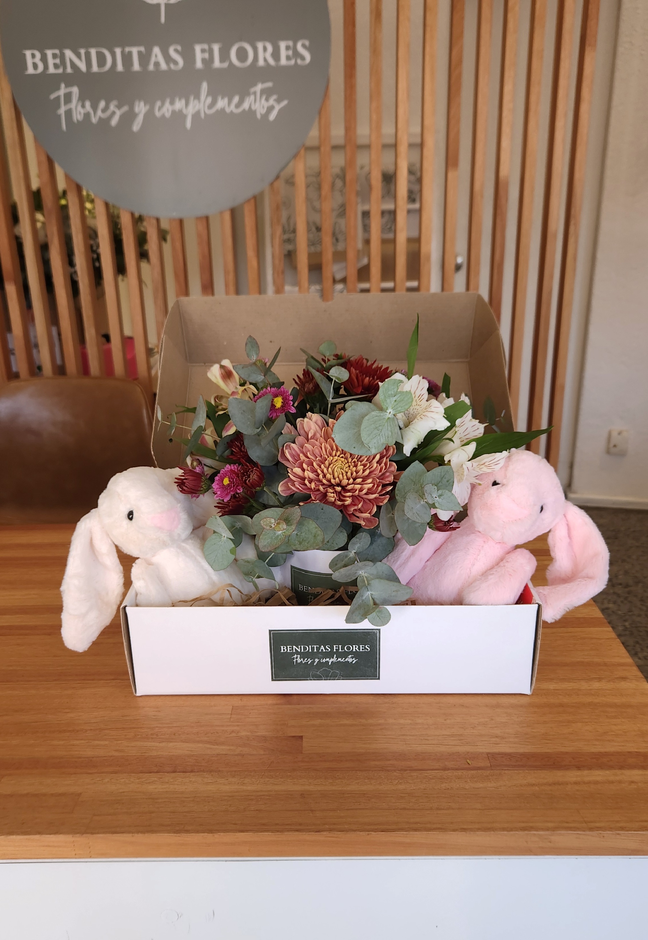 Canasta Flores y Mimos - Doble