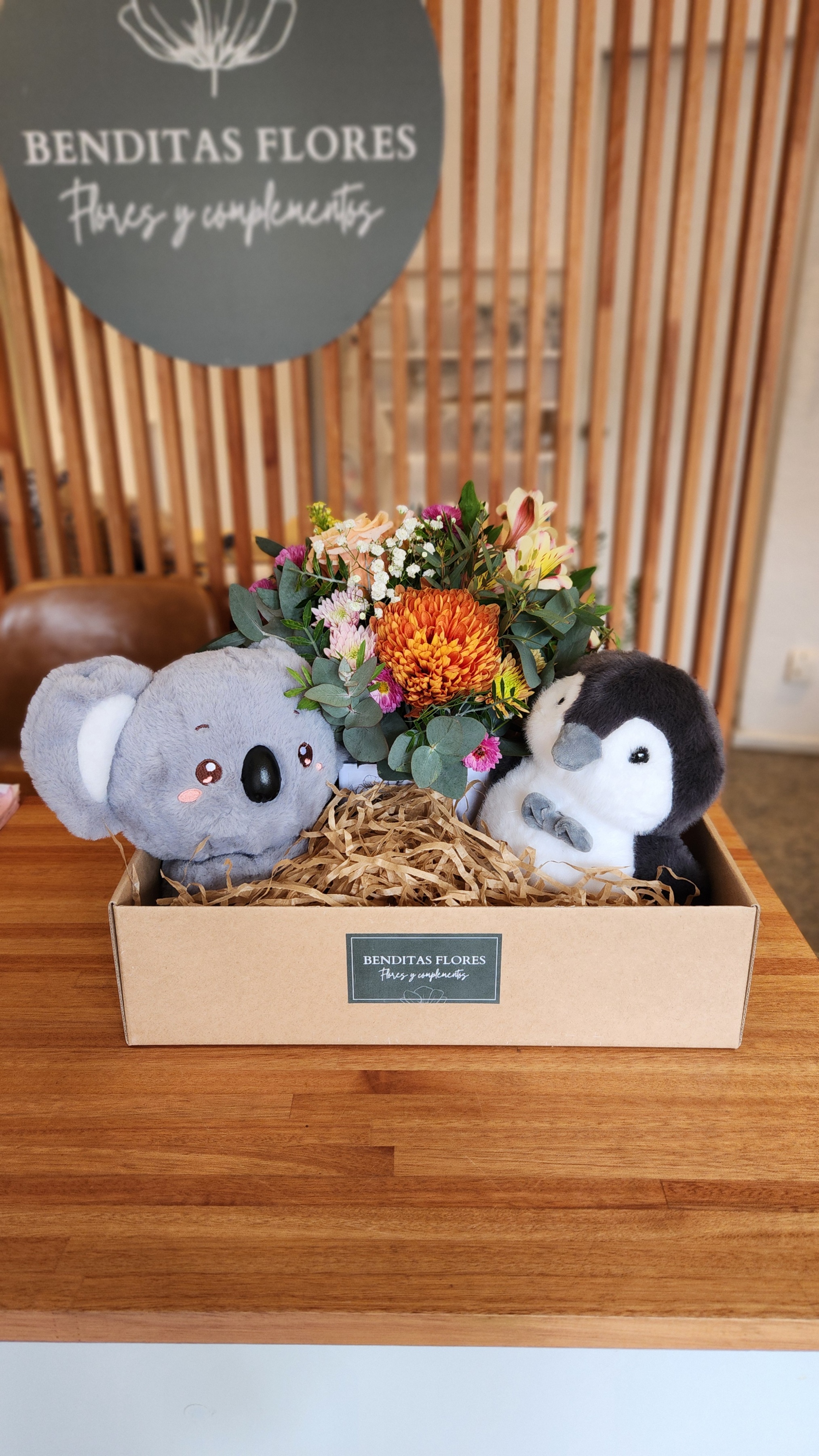 Canasta Flores y Mimos - Doble