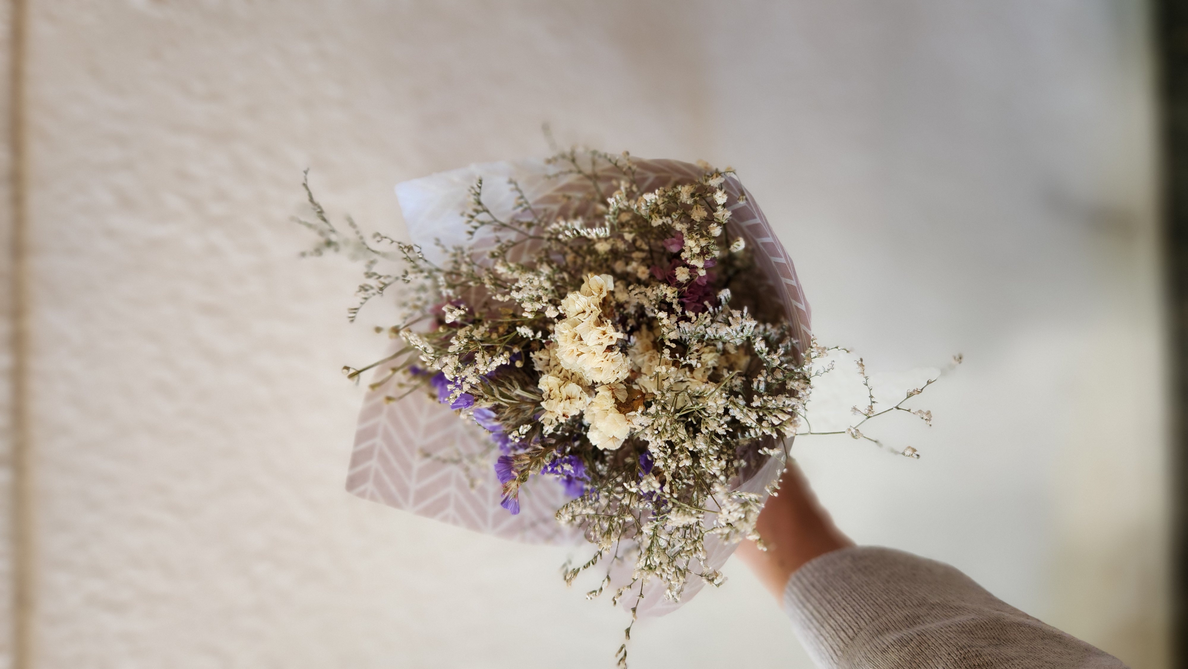 Ramo de flores secas